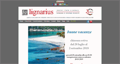 Desktop Screenshot of lignarius.net